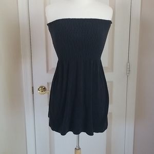 Victoria Secret Black Terry cloth dress